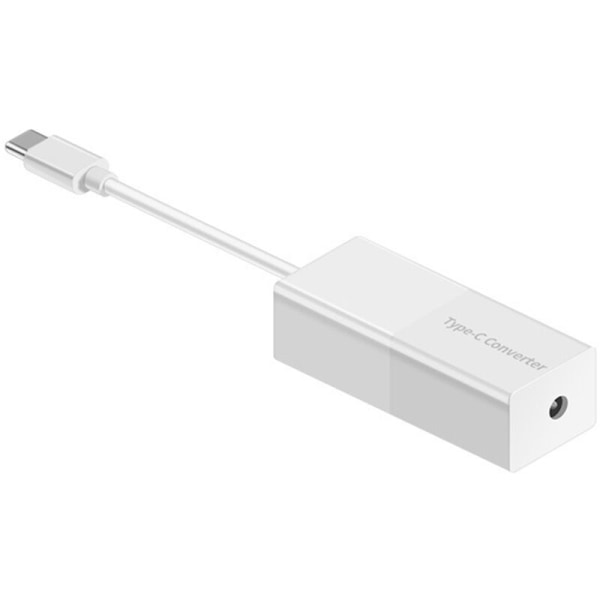 65W USB Type C DC Strømadapter Converter 5,5X2,5Mm Hunn til USB C Mobiltelefonadapter for Macbook Asus Hp (Hvit)