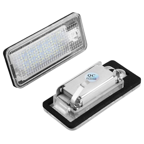 2 kpl Auton LED-rekisterikilven valot Hop-Lpl0114 Lamppusetti Audi A3 S3 A4 S4 B6 B7 A6 C6 S6