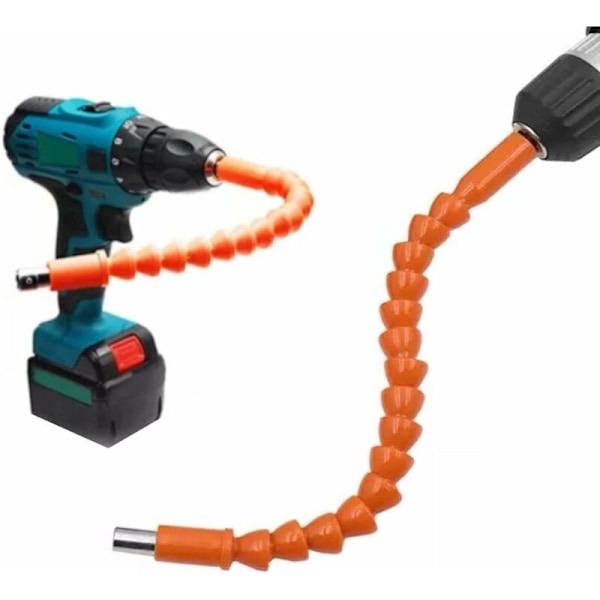 Förlängningsborr Flexibel förlängningsbit 295mm Ledaxel Högpresterande 360 rotationsvinkel Skruvmejseladapter, Orange