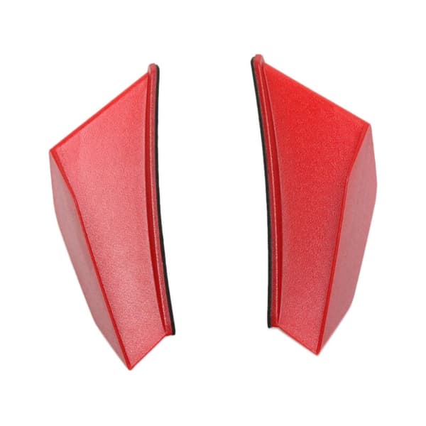 Motorcykel Front Fairing Dynamisk Vinge Kit Universal Spoiler Support Side Fairing Spoiler til Motorcykel Scooter Rød