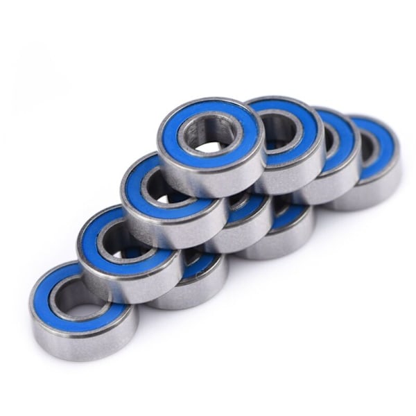 10 kpl Kaksoisvarjostettuja Miniatyyrikuulalaakereita 5 ​​x 11 x 4 mm
