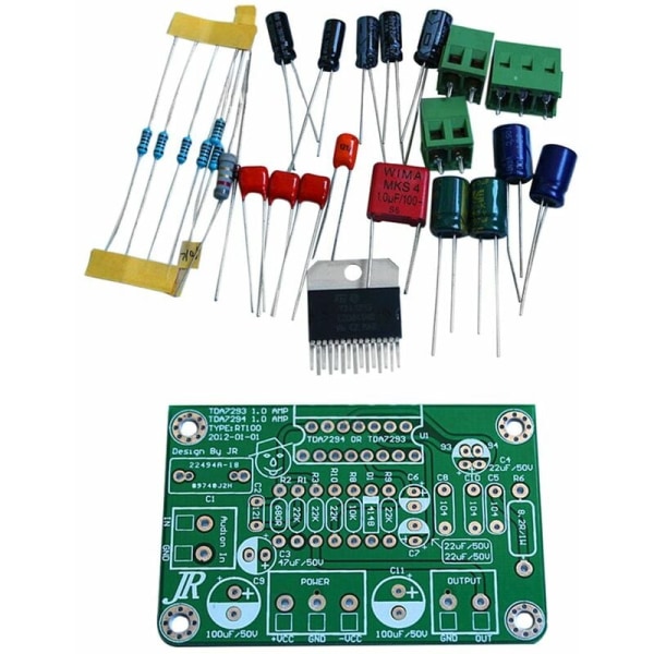 TDA7294 80W 100W Mono Audio AMP Forstärkarplatta DC30V-40V Kits Passar för TDA7293 Grön
