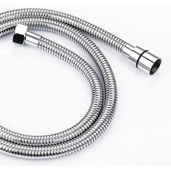 2M Anti-Twist Rostfri Duschsslang, Duschsslang Standardanslutning G 1/2 Universal för Badrum Anpassningsbar till Alla Handduschar