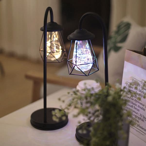 Led nattlys USB bordlampe dekorasjon liten bordlampe studie dråpe nattbordlampe B