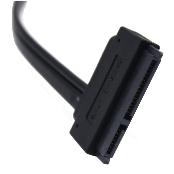 22-pin SATA - ESATA 2,5 tuuman kiintolevy datan USB-virtalähteinen kaapeliadapteri, optimoitu SSD:lle, tukee UASP SATA III/EC-SSHD