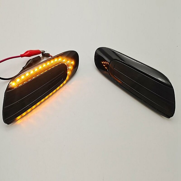 2x LED Dynamiska Sidomarkörlampor Blinkers Lampa För 2014-2020 Mini F55 F56 F57