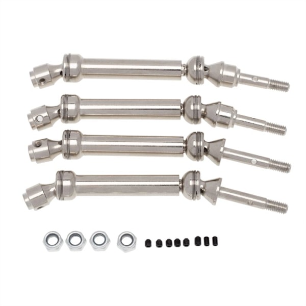 4 st drivaxel och bakre spline CVD för 1/10 Slash Stampede VXL 4WD uppgradering RC bil