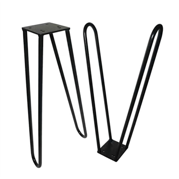 40cm metallbordben for møbler, jern spisebord salongbord, skateboard skrivebordsben med benstøtte