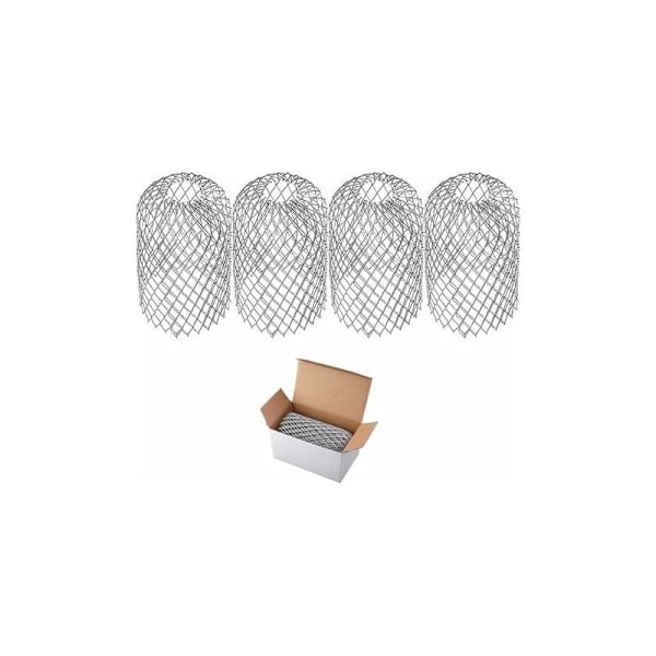 4 stk. Aluminiums Rennskum, Utvidbar Metall Rennskumfilter for Nedløpskoblinger