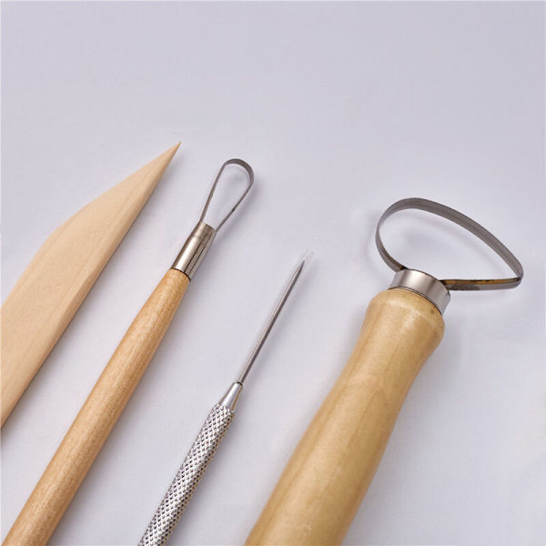 8 stycken multikombinationslera hantverk DIY-verktyg Multifunktionell leraset-(7-20cm)
