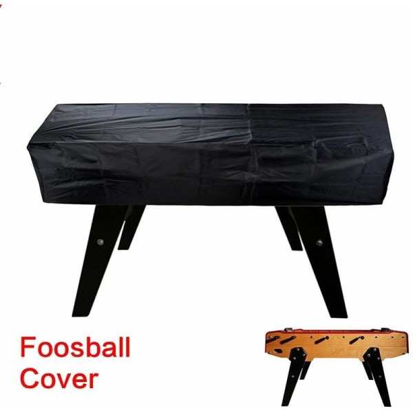 Rektangulært foosballbordtrekk 420D Oxford vanntett og støvtett for biljardstol - Triomphe Black (163 x 115 x 48 cm)