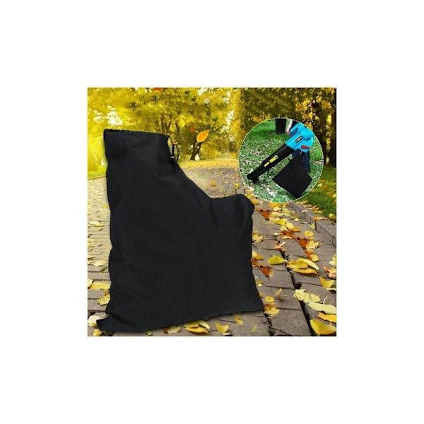 Bladstøvsugeropsamlingspose Polyester Opsamlingspose Bladhakker Støvsugeropsamlingspose med lynlås og snøre til støvsugere og støvsamlere