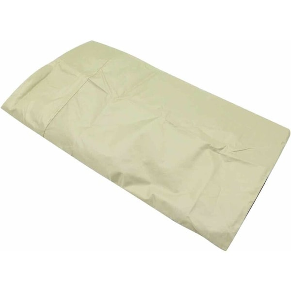 Beskyttende Trekk til Hagestol - Foldbar Oxford Presenning, med Oppbevaringspose, Beige og Brun, 190T, 1 Stykk - 9382 HIASDFLS