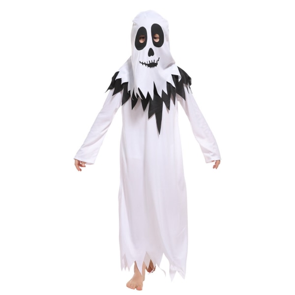 XL Kids Scary White Ghost Robe Halloween
