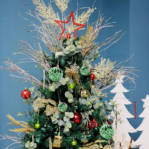 Julgranspynt, 7cm/36st Julgranskulor Dekorationssats, Okrossbart Hängande Julgranspyntssats