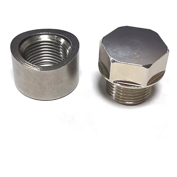Auton muutospalveluosat Auto Oxygen Sensor O2 Socket Nut Cap X 1.5 Screw -lisävarusteet
