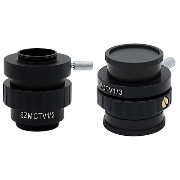 CTV 1/2 1/3 Adapter 0.3X 0.5X Fast Objektiv Adapter til Trinokulært Stereo Mikroskop VGA USB Videokamera