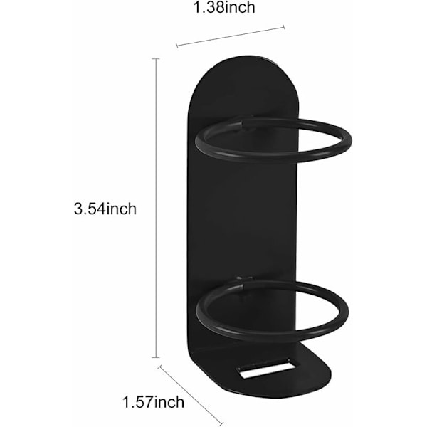 2-pack Elektrisk Tandborsthållare, Väggfäst Metallisk Elektrisk Tandborsthållare, Väggmonterad Badrumsorganisatör