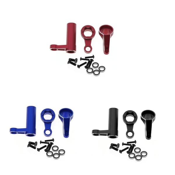 Componentsda Aluminium Styreservo Saver med 9545 Leje til 1/8 Sledge RC Bilopgraderinger Dele, Sort