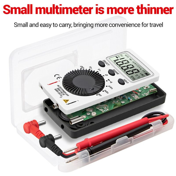 AN101 Mini Digital Multimeter Multimeter Tester DC/AC Spänning LCR Mätare Fick Professionella Testare