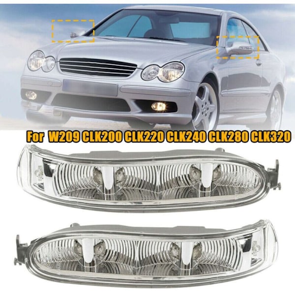 Vänster sidobackspegellampa Blinkers för C209 W209 CLK200 CLK220 CLK240 CLK270 CLK280 2308200721