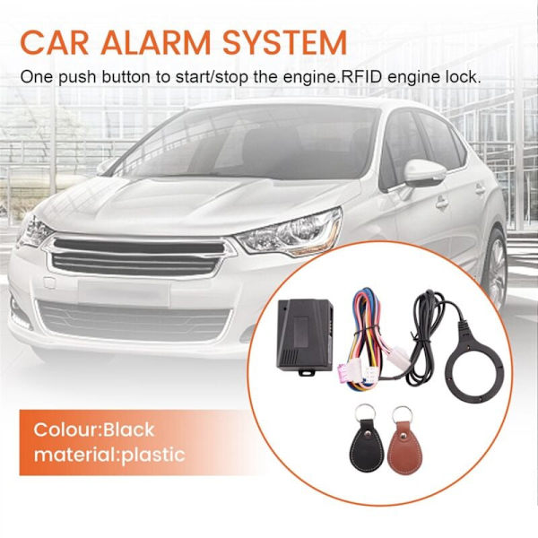 Smart Bilmotor Start Stop Knap Rfid Lås Tænding Nøglefri Adgangssystem Auto Start Stop Startspærre