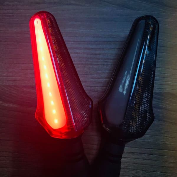 Motorcykel Blinklys LED Lys Blinkende til Hvid