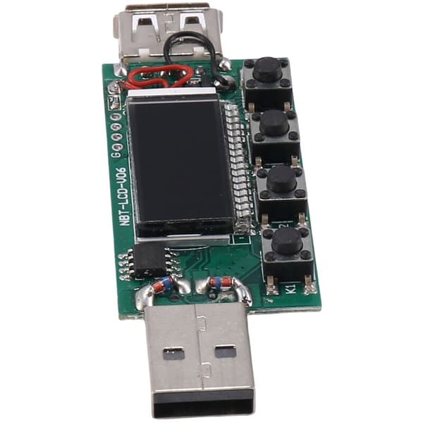 QC-adaptertester, automatisk deteksjonstester for Qualcomm QC2.0/QC3.0 spenningsmåler lastsimulator