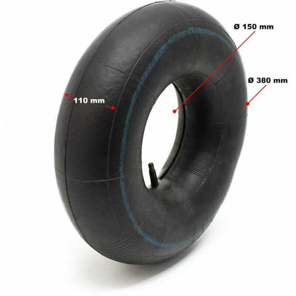 Lot 2 självbärande luftkammare 15x6.00-6 pneumatiska raka ventiler gräsklippare