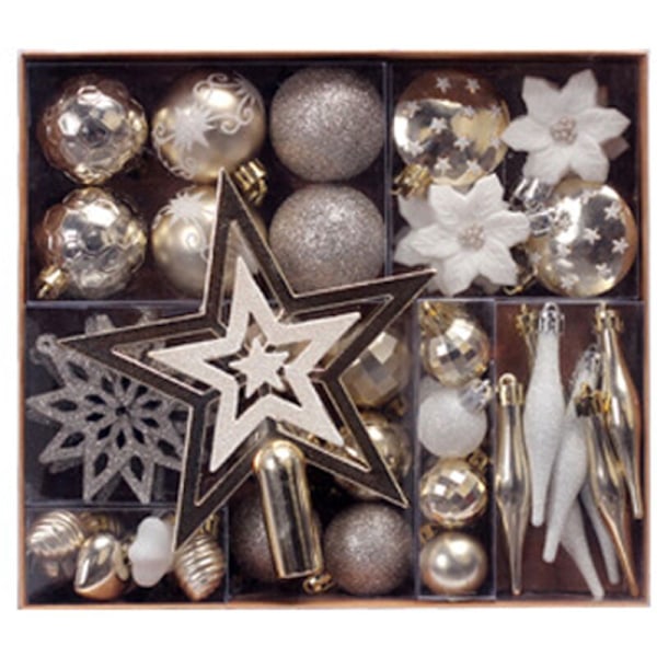8 cm julgranskulor, 16 st färgglada krosssäkra glitterkulor set julgransprydnader semesterfest bolldekoration