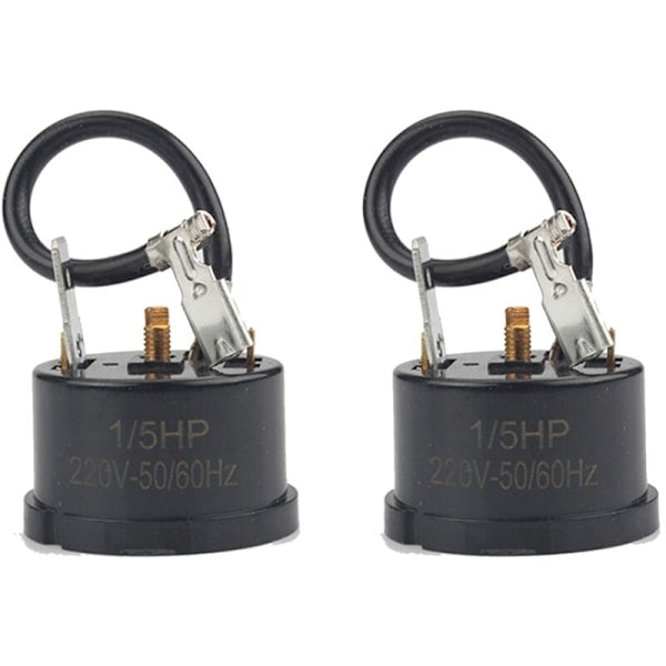 2 kpl 1/5HP-150W Jääkaapin lämpösuoja Kompressorin vaihto-osa minijääkaappiin, viinikeskukseen