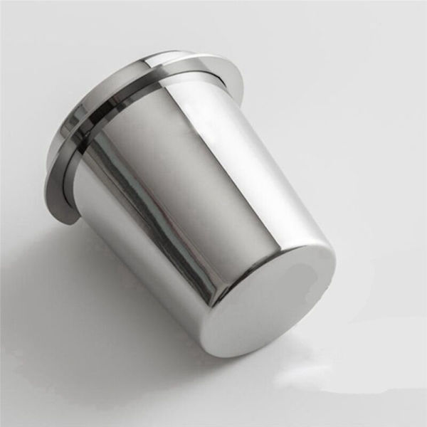 2 st. Mätkopp i rostfritt stål, Kaffesniffkopp, Pulverdoserare (54mm, Silver)