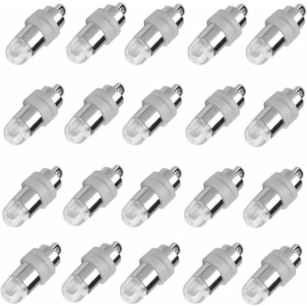 Mini LED-lampor med batteri för papperslyktor, vattentäta, 20-pack