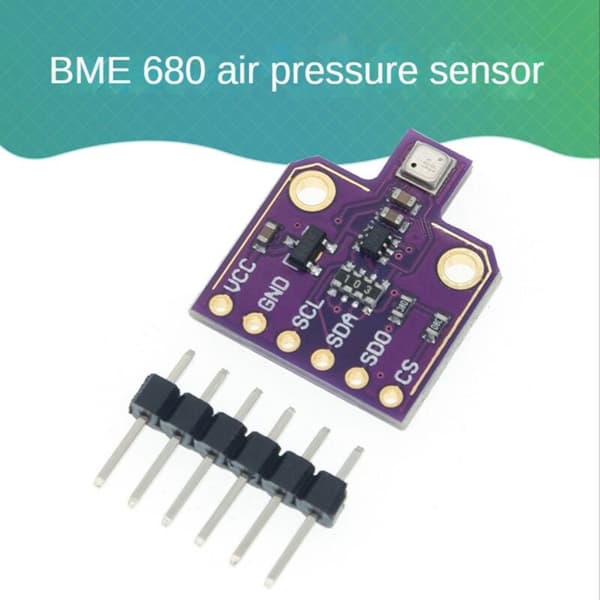 2 st BME680 Digital Temperatur Fuktighet Trycksensor CJMCU-680 Hög Höjd Modul Utvecklingskort