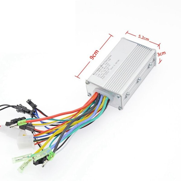 24V-36V 250W 350W Universal Børsteløs El-Sykkelkontroller Børsteløs Hastighetsmotorstyring E-Sykkel Scooter