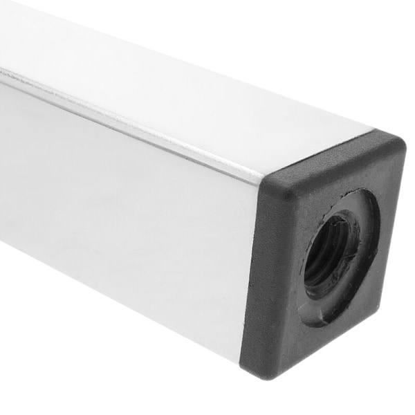 Firkantede bordbein for møbler og skrivebord i kromstål 10 cm 4-pakning