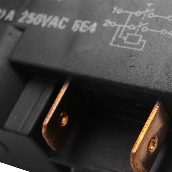 250V 16A IP54 Start/Stopp-bryter, spenningsfri utløserbryter med nødstopp-knapp, elektromagnetisk på/av-bryter