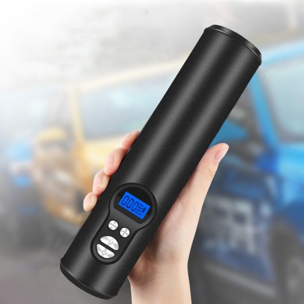 Elektrisk bil luftpump Mini bil luftpump kompressor 12V digital display däck uppblåsbar pump för bil