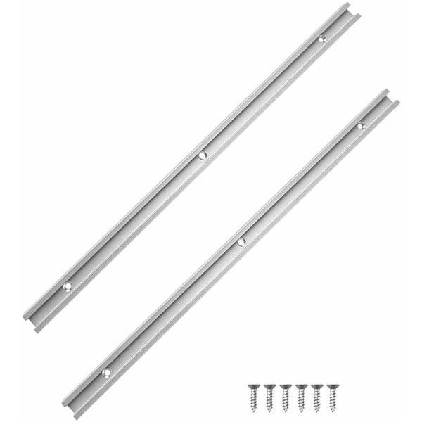 T-spor Miter spor, 2 stk. T-spor Miter spor, Aluminium T-spor, Aluminium T-legering, Aluminium T-spor, T-spor skinne, T-spor Miter spor, T-spor