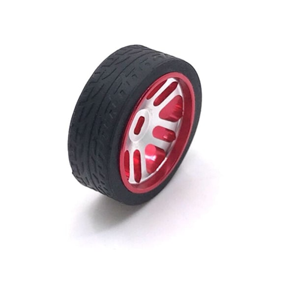 Metallfälg gummidäck för 284131 K969 K989 P929 Mini-Z Mini-Q Mini-D IW04M 1/28 Fjärrkontrollbil Uppgradering Delar, 4