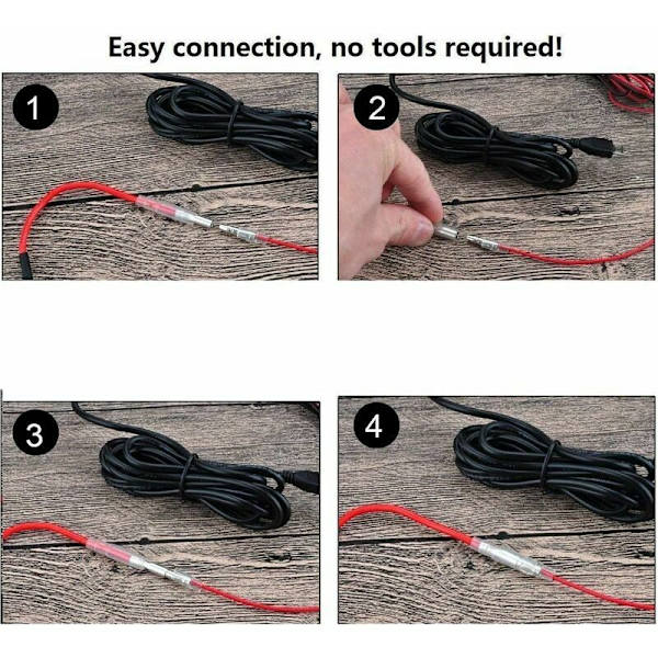 4 st små bilströmstjuvsäkringar, plug-in säkringsfördelare platt säkringsadapter med 6 st säkringar (3A/5A/7.5A/10A/15A/20A)