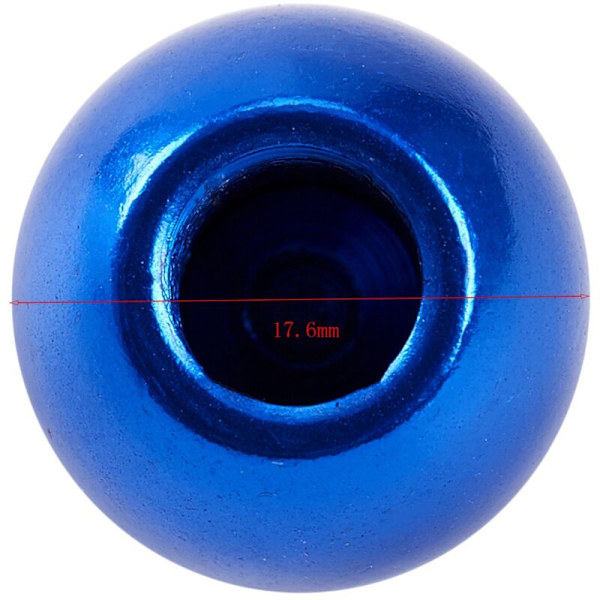 4X 8 Ball Biljard Ball Dekkventilhette for Sykkel Blå