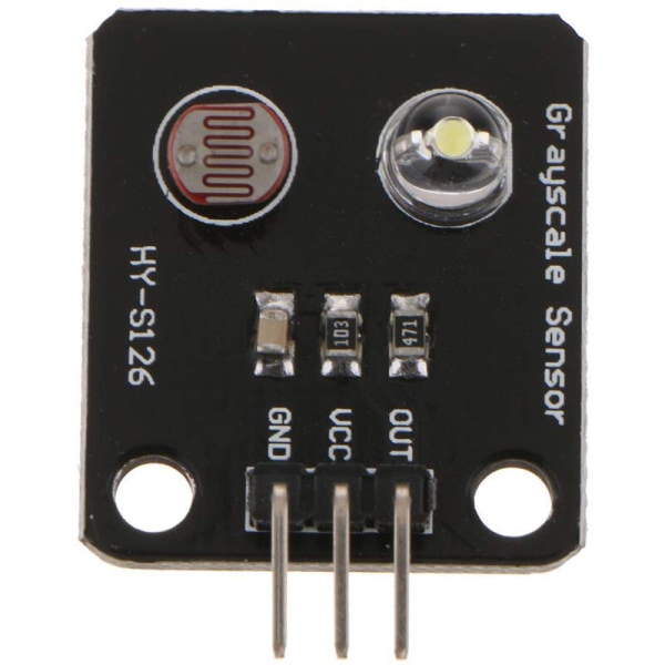 3,3 5V Diy för Arduino Gråskala Analog Sensor Flerfärgsspårningsmodul Fotoelektrisk Sensor Spårning Infraröd Detektering Spårningsmodul