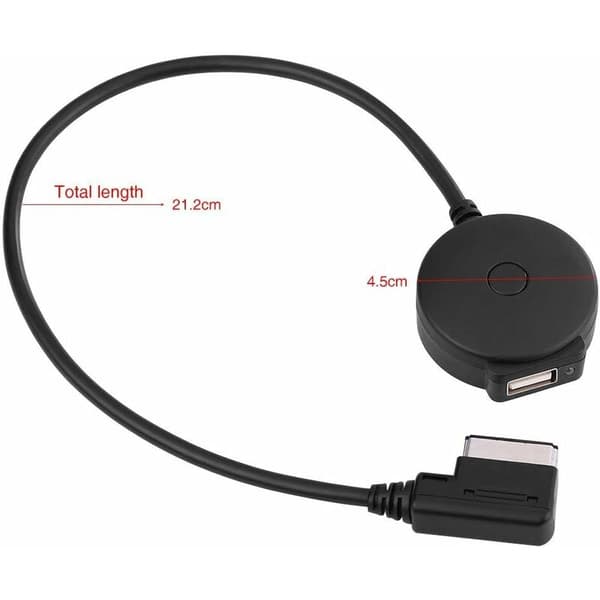 AMI MDI Bluetooth Musik AUX og USB hun USB adapterkabel til A4 A6 Q5 Q7 efter 2009