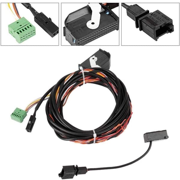 Mikrofonkabel Kabeldragning Bil Bluetooth Modul Passar för Golf 6 Magotan Rcd510 Rns510 8X0035447A
