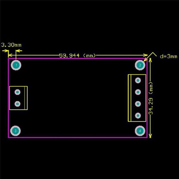 4 stk. DC12-24V Dobbelt MOS Digital Tidrelæ Trigger Cyklus Forsinkelse Switch Kredsløbskort Timing Kontrolmodul