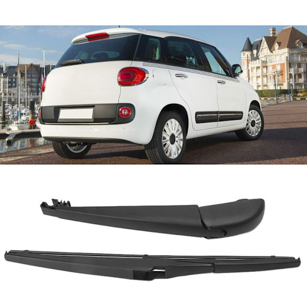 Bakre vindrutetorkarblad för bil, torkarblad, 68079870AA, ersättning för FIAT 500 2012 2013 2014 2015 2016 2017 2018 2019