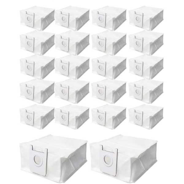 Støvpose til ROIDMI EVE plus Reservedeler Skitten poseutskifting for Xiaomi Sweeper Robot Vacuum Cleaner Tilbehør 22 stykker