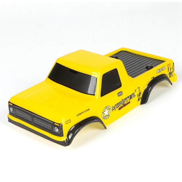 Mjukt plastskal för Axial SCX24 1/24 RC bil uppgraderingsdelar, gul