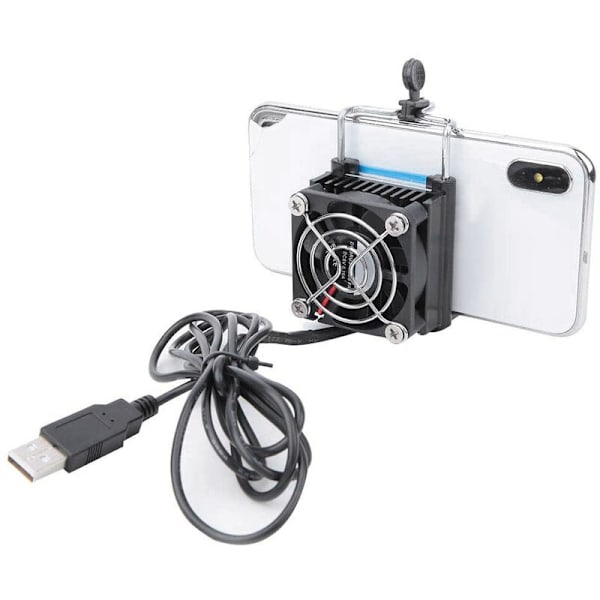 Bärbar mobiltelefonkylare, halvledarkylningssystem, 1,5 meter USB-kabel 5V 2A USB-port